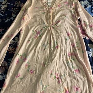 Womens Floral Nightgown